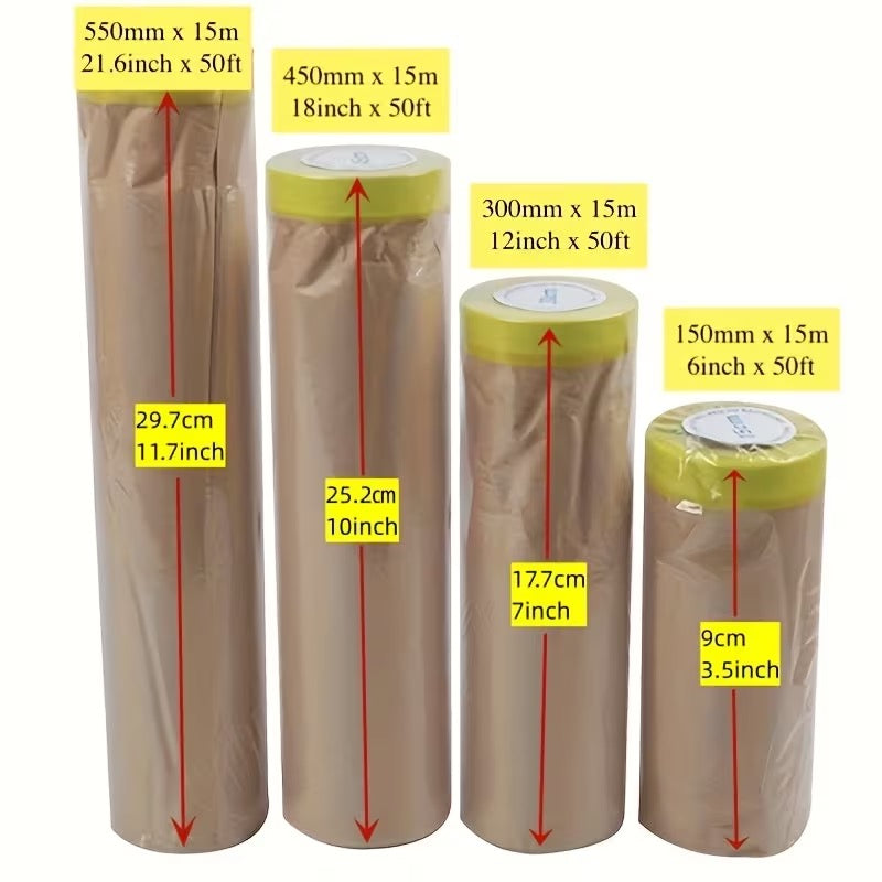 Construction masking tape