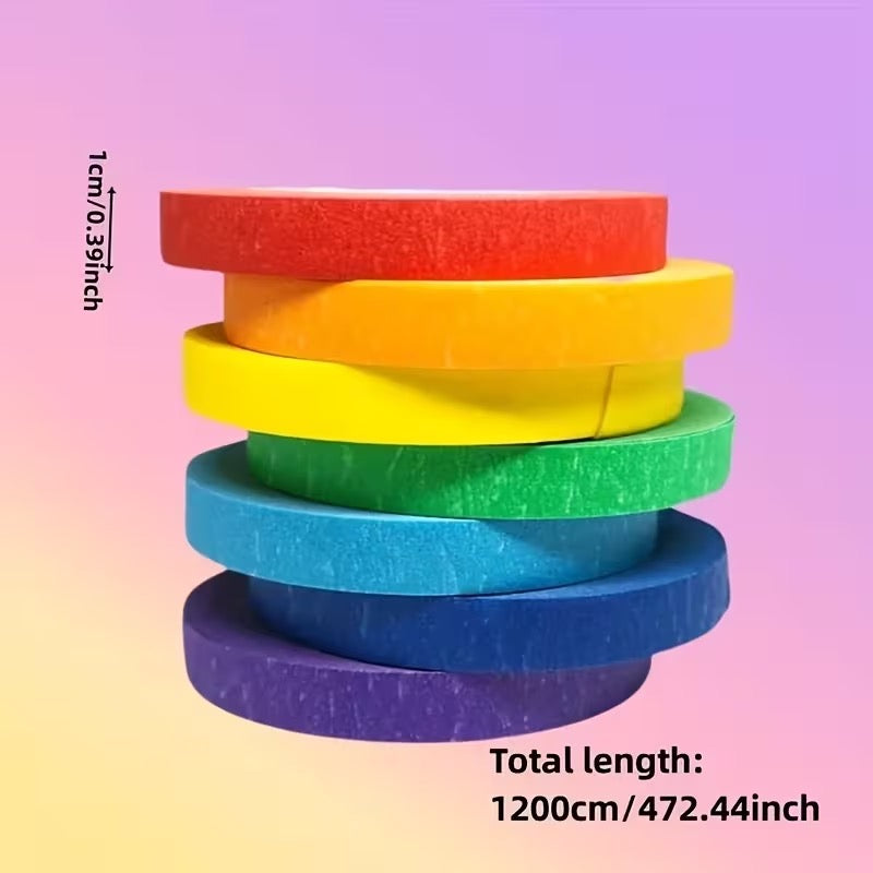 Colored masking tape