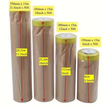 Construction masking tape