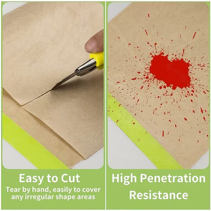 Construction masking tape